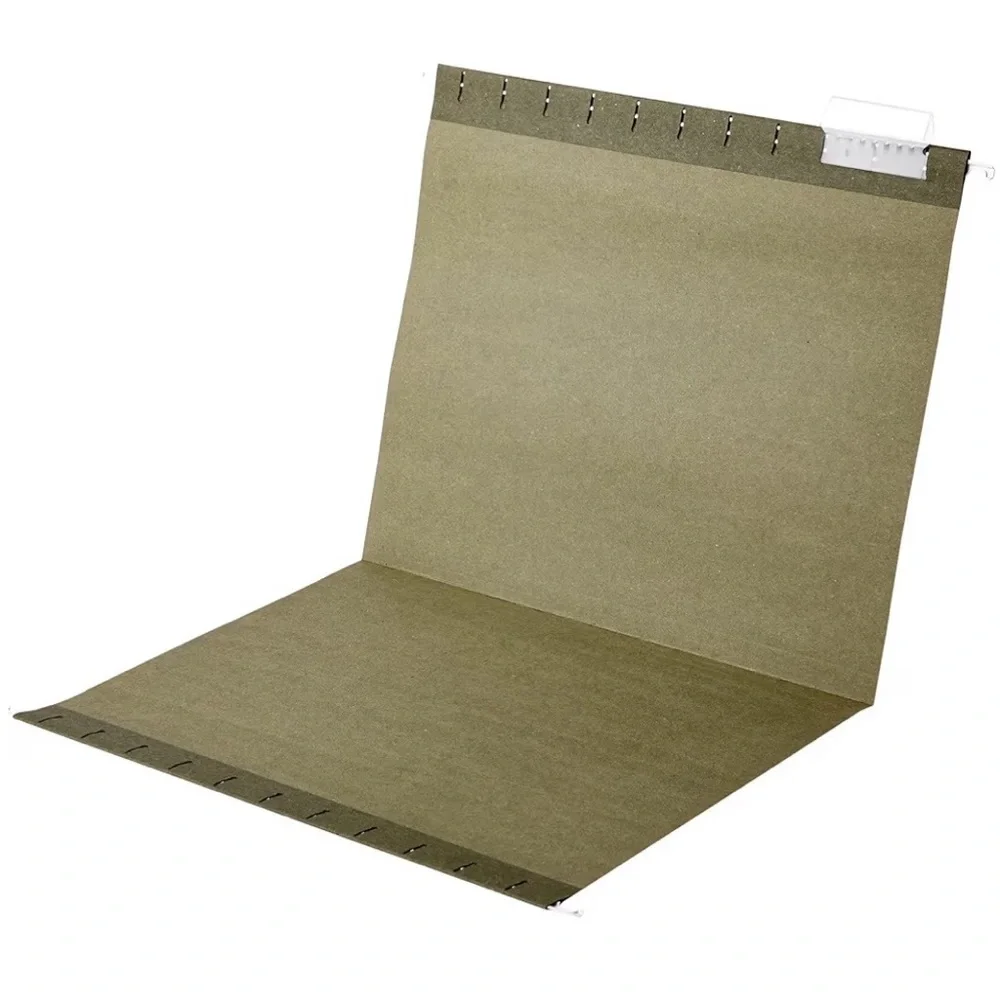Green Hanging File Folders with Adjustable Tabs (Pack of 25)